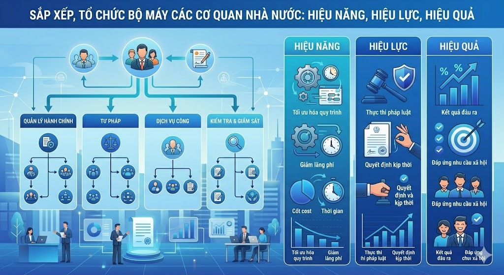 Đẩy mạnh công tác xây dựng, hoàn thiện tổ chức bộ máy của hệ thống chính trị